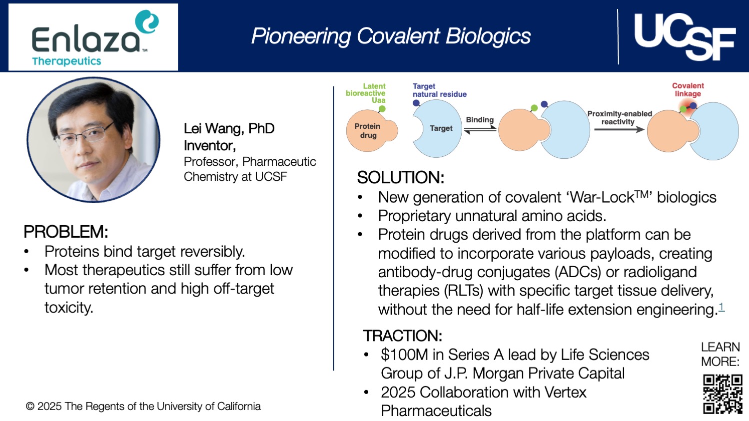Enlaza Therapuetics Slide