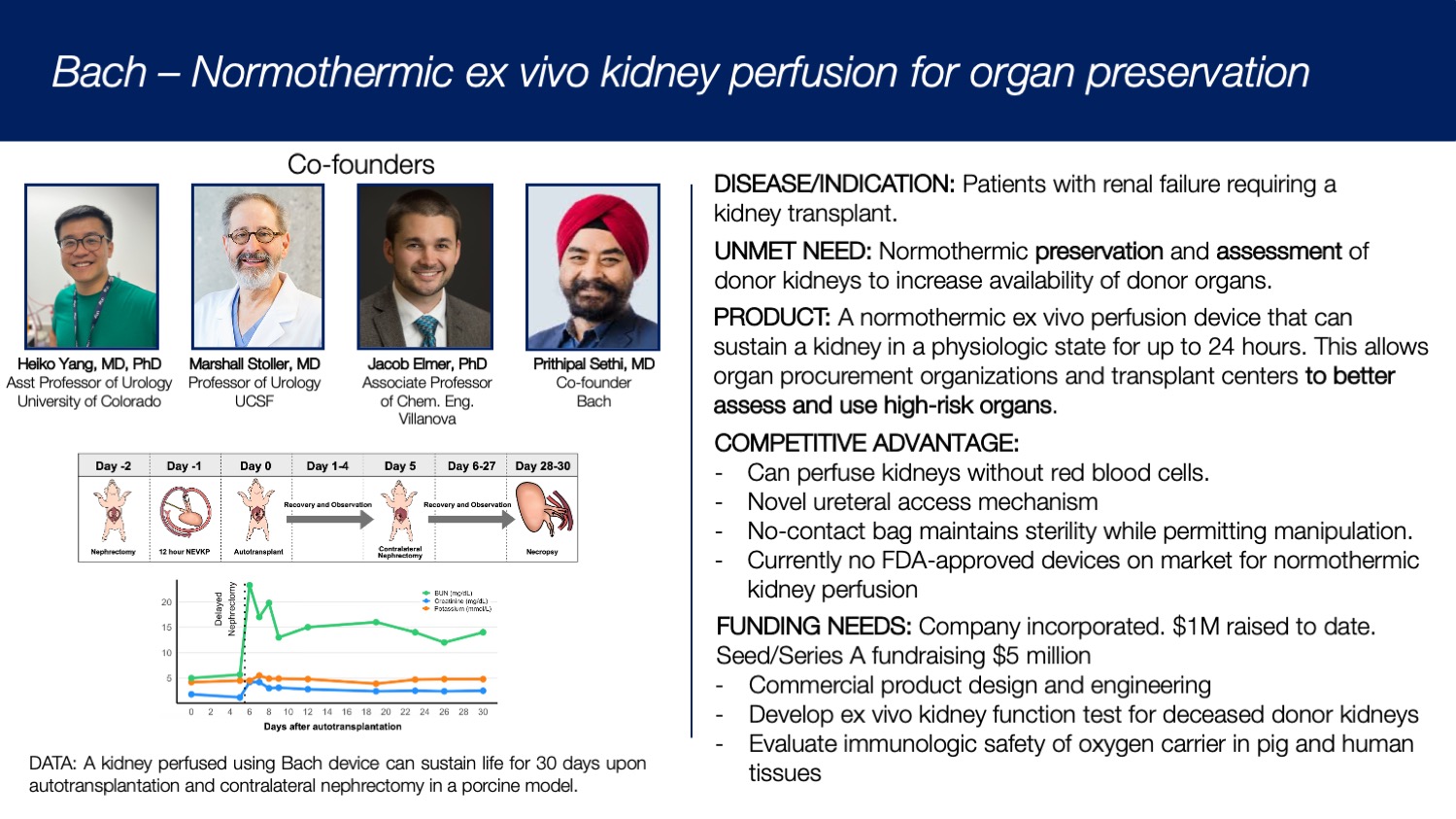 Bach - Normothermic ex vivo kidney perfusion for organ preservation