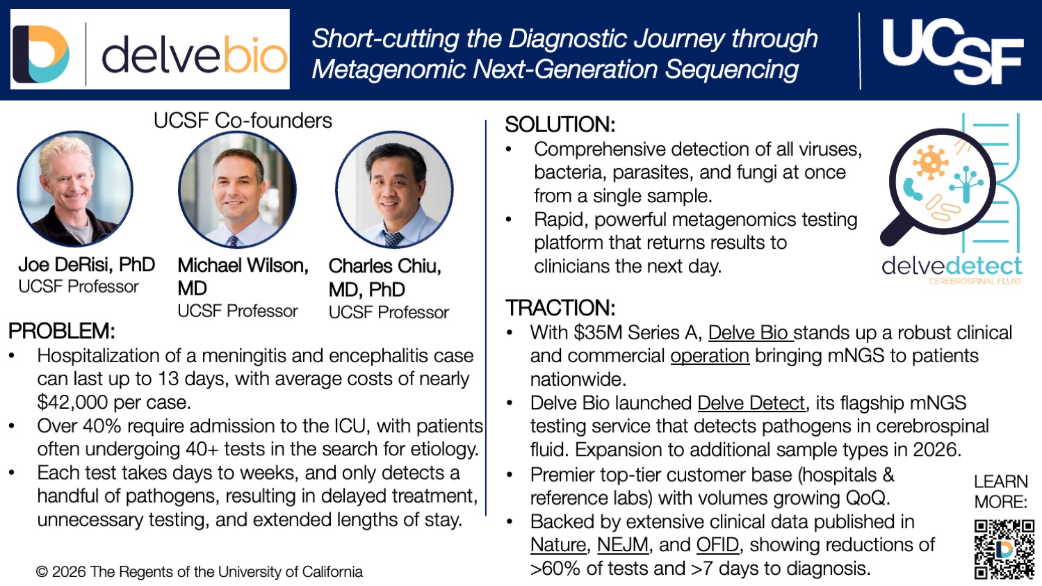 Delve Bio - Short-cutting the Diagnostic Journey through Metagenomic Next-Generation Sequencing