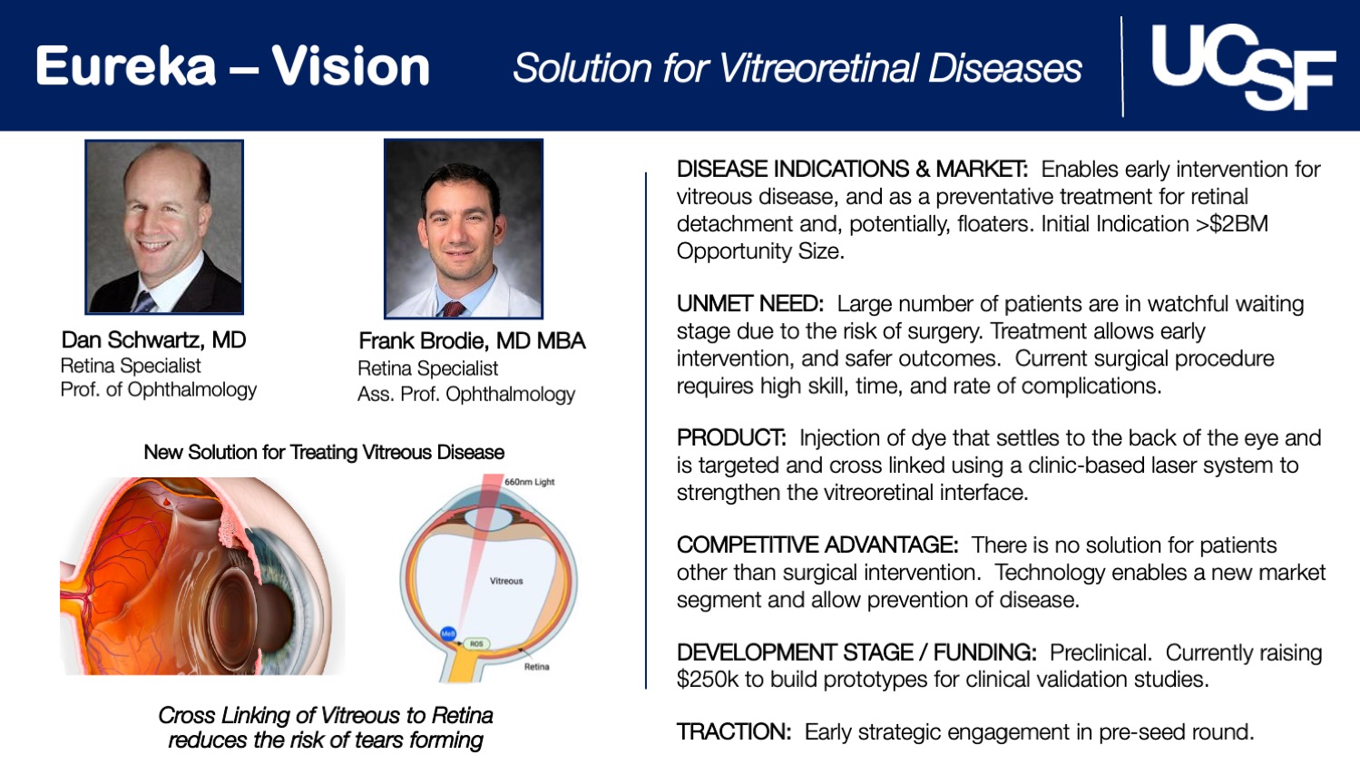Eureka Vision - Solution for Vitreoretinal Diseases