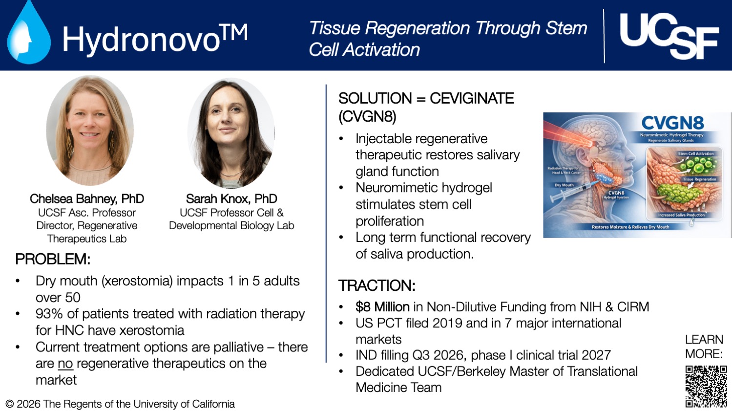 Hydronovo - Tissue Regeneration Through Stem Cell Activation