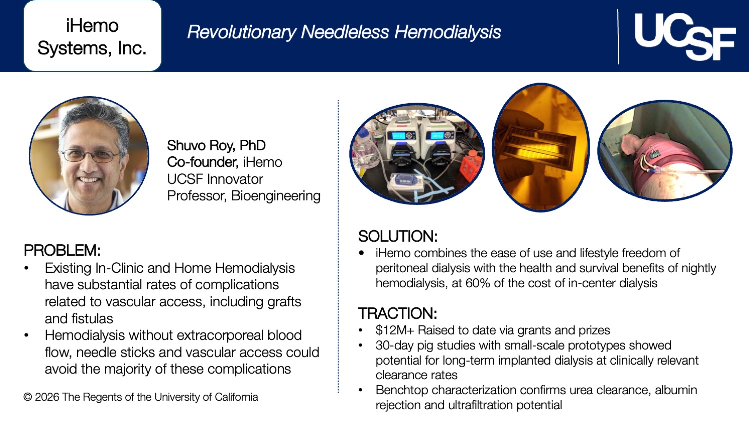 iHemo Systems - Revolutionary Needleless Hemodialysis