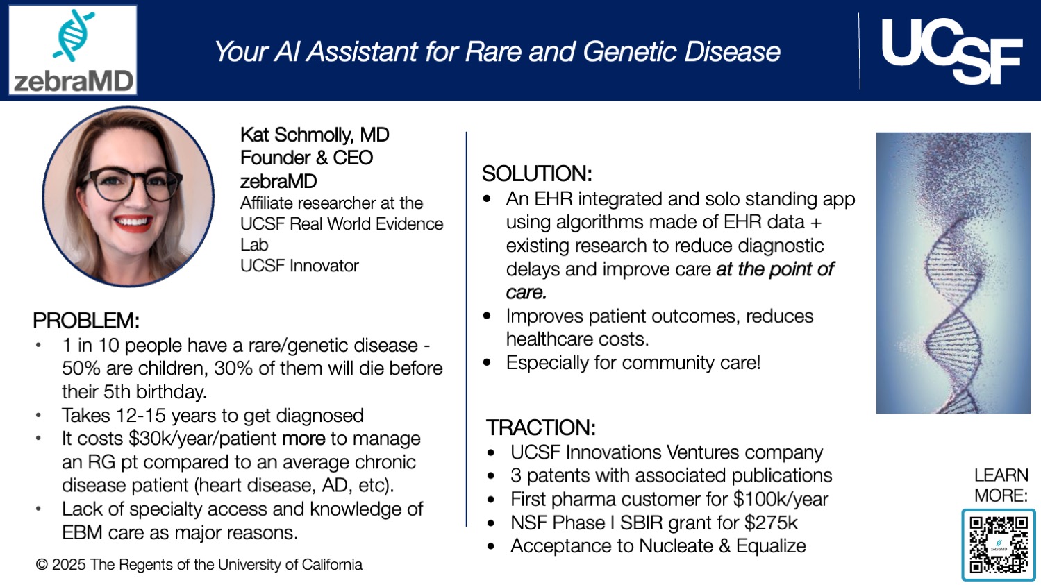 ZebraMD - Al Assistant for Rare and Genetic Disease